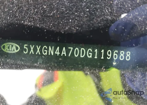 2013 Kia Optima Ex from USA, damaged, VIN 5XXGN4A70DG119688